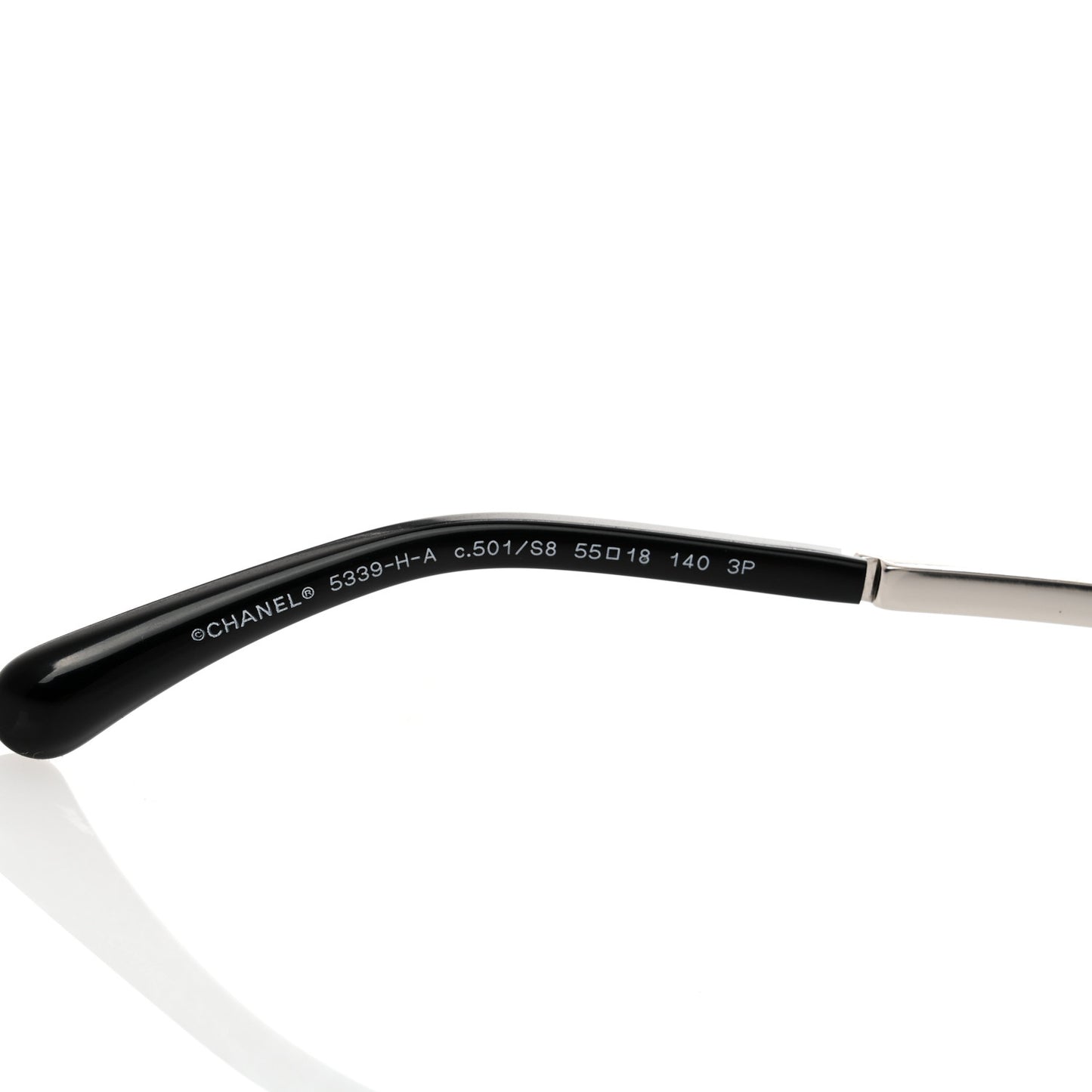 Acetate Polarized Butterfly Winter Pearl Sunglasses 5339-H-A Black