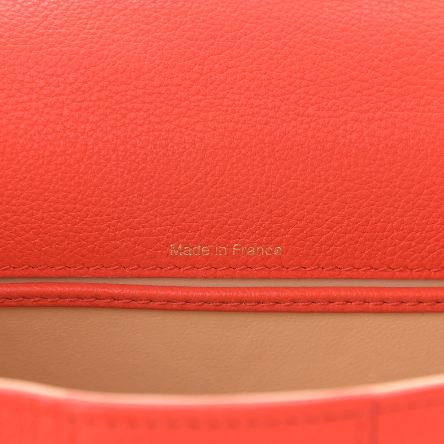 Grained Calfskin Mini Brillant Satchel Piment