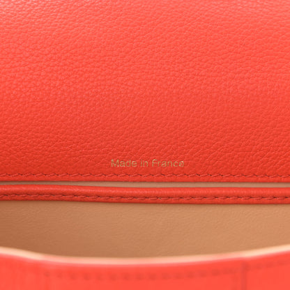 Delvaux Grained Calfskin Mini Brillant Satchel Piment 7 of 10