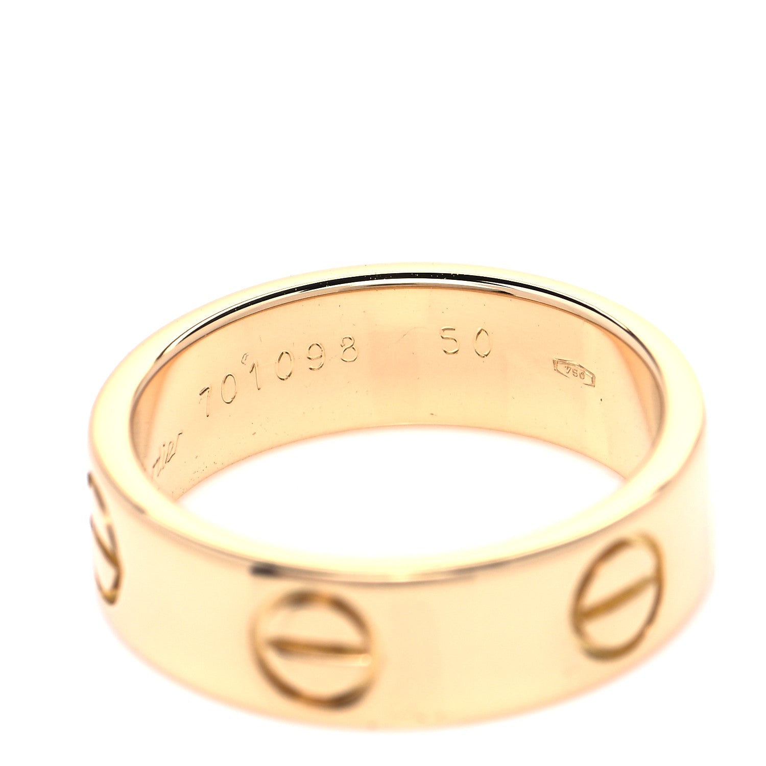 Cartier 18K Yellow Gold 5.5mm LOVE Ring 50 5.25 5 of 5