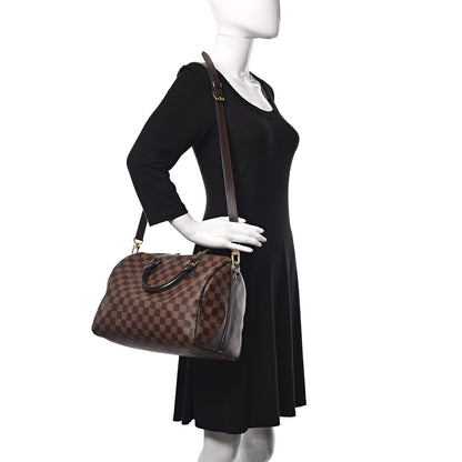Louis Vuitton Damier Ebene Speedy Bandouliere 30 2 of 10