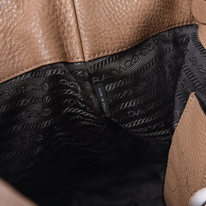 Prada Vitello Daino Tote Sesamo 7 of 25