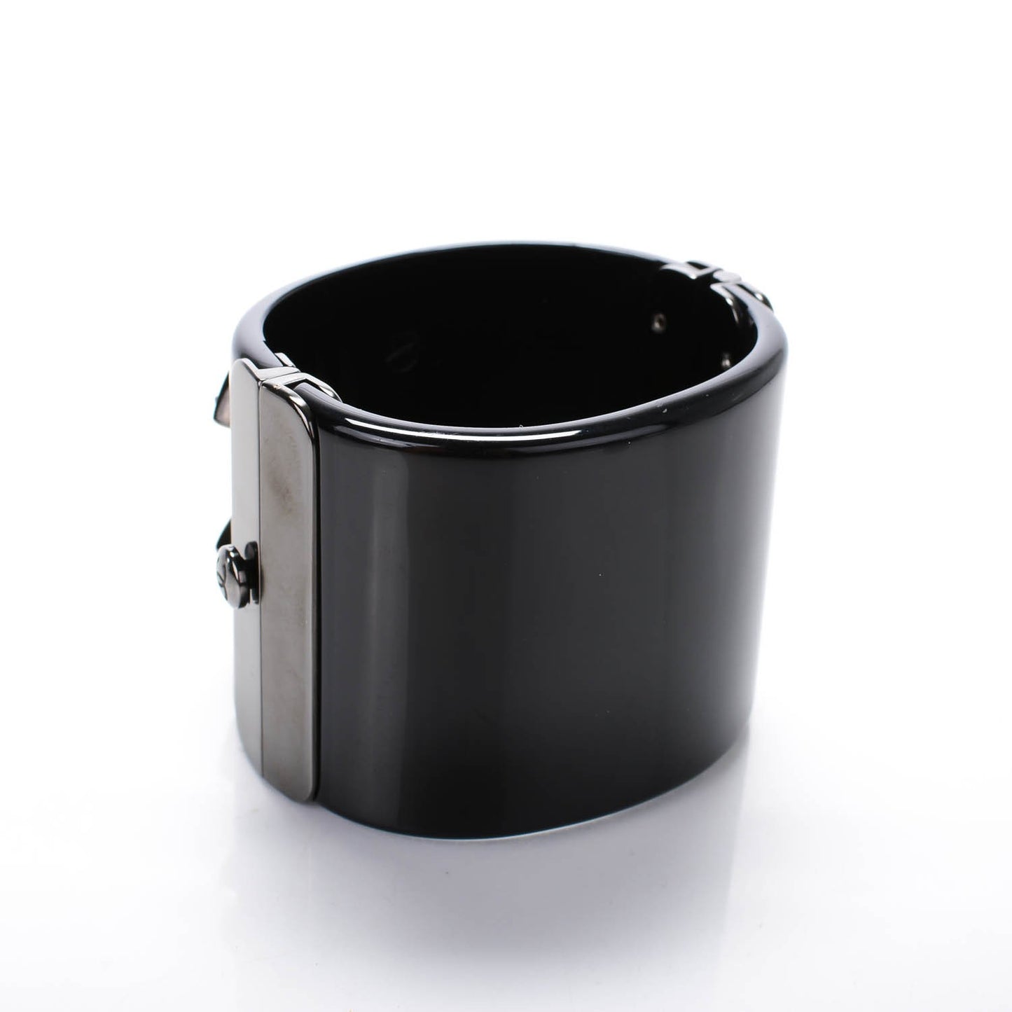 Resin Ruthenium Crystal CC Cuff Black