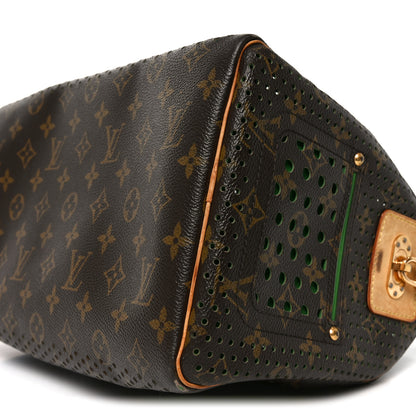 Louis Vuitton Monogram Perforated Speedy 30 Green 9 of 9