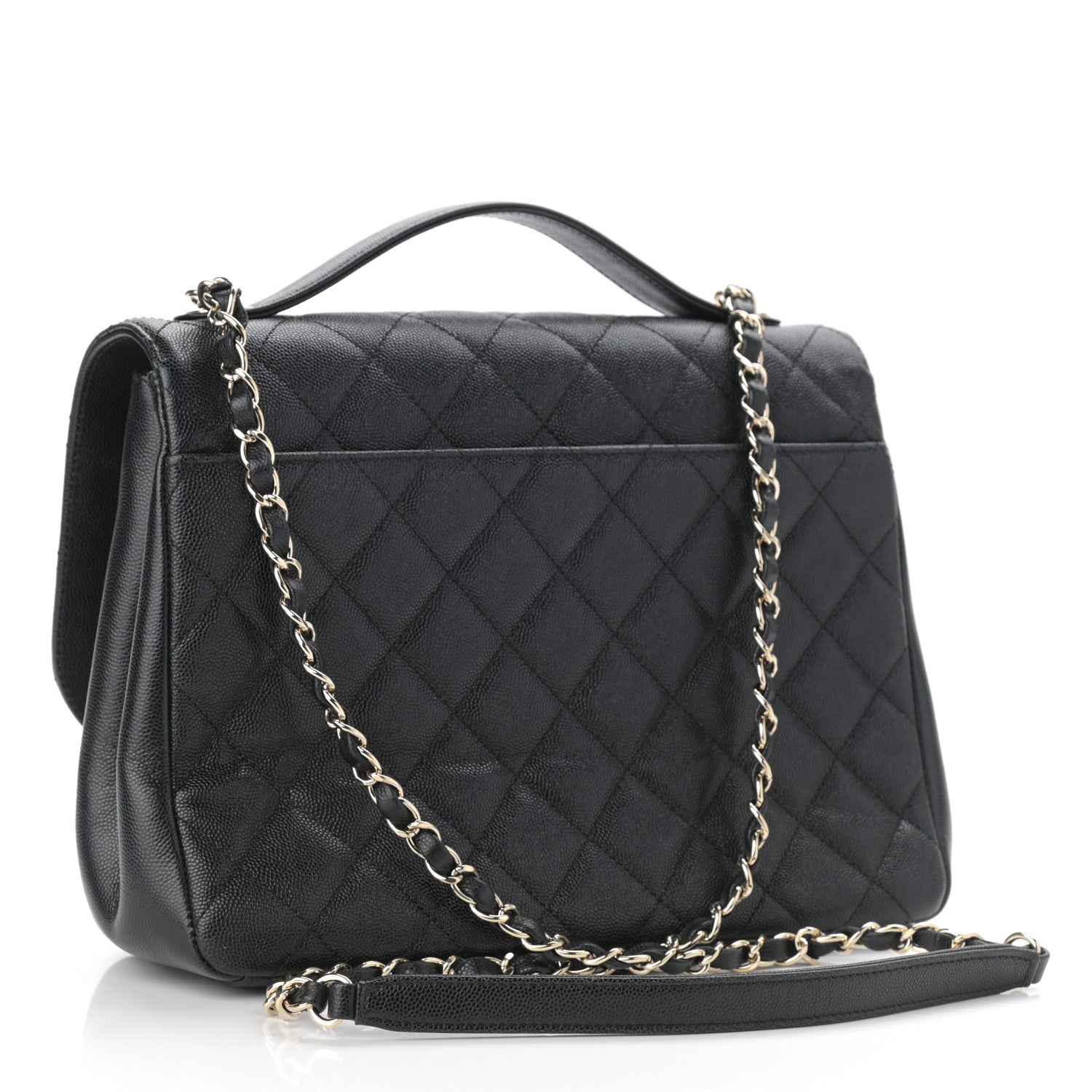 Chanel Caviar Quilted Large Business Affinity Flap Black 3 of 12