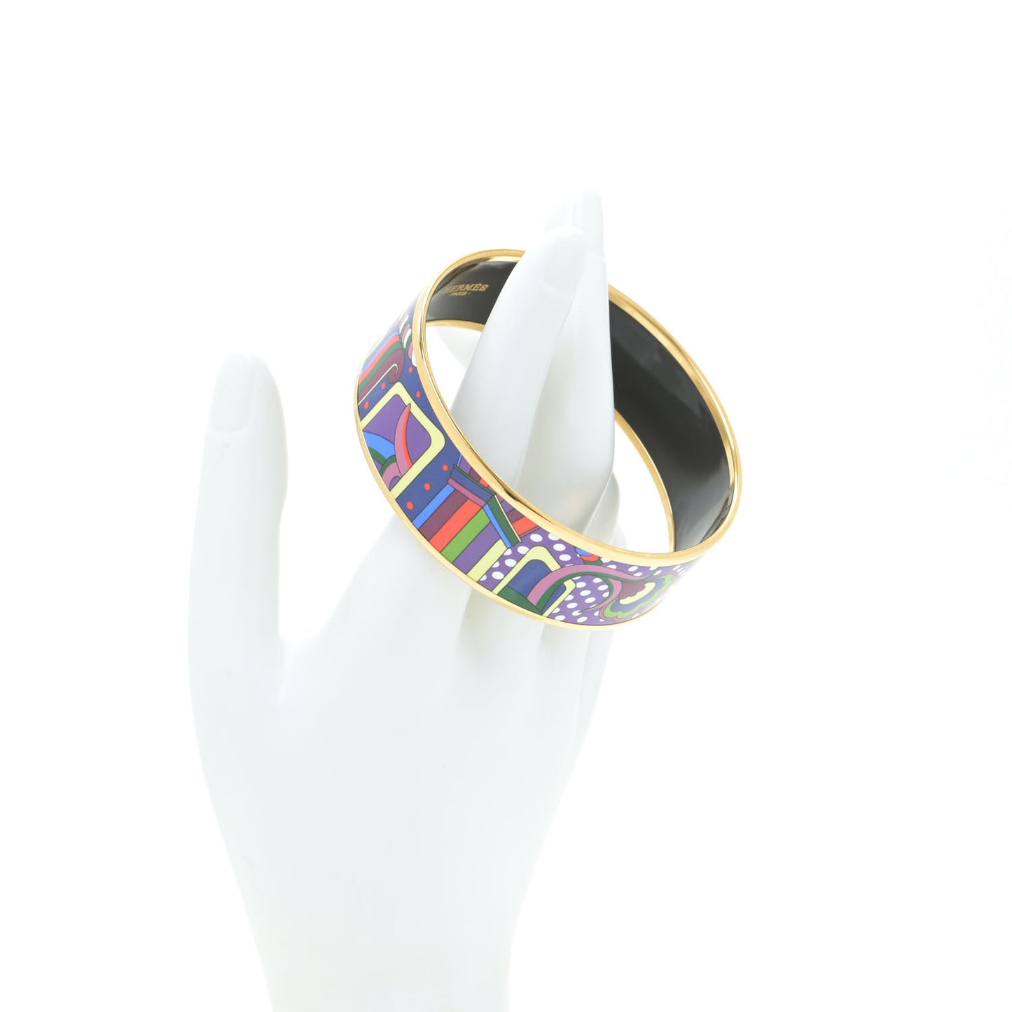 Enamel Printed Wide Bracelet 70
