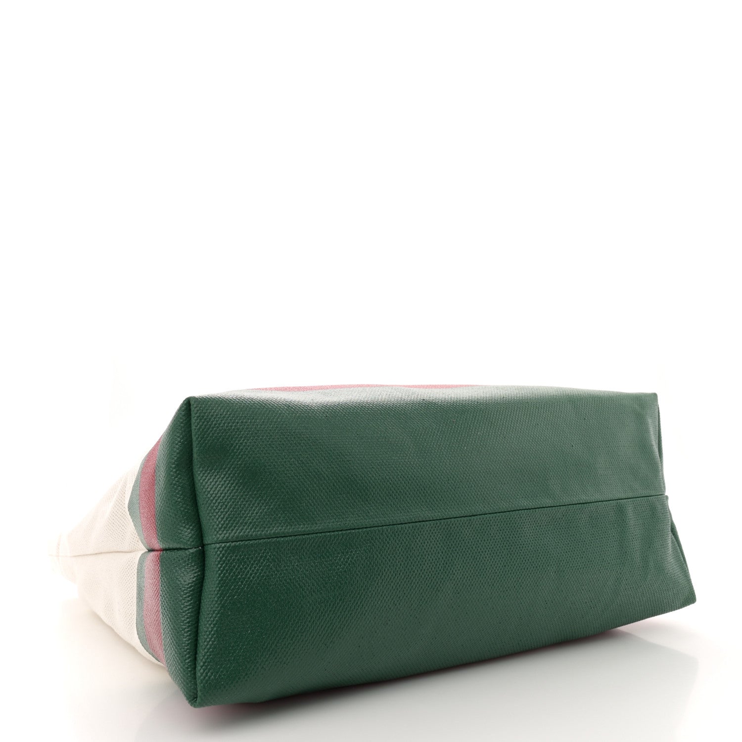 Gucci Canvas Logo Embossed Ophidia Tote Beige 4 of 10