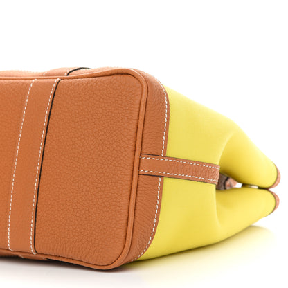 Hermes Toile Officier Negonda Garden Party 30 TPM Lime Toffee 16 of 16