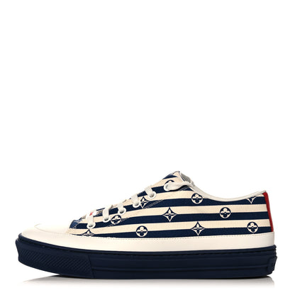 Louis Vuitton Canvas Escale Stellar Sneakers 38 Blue 1 of 8