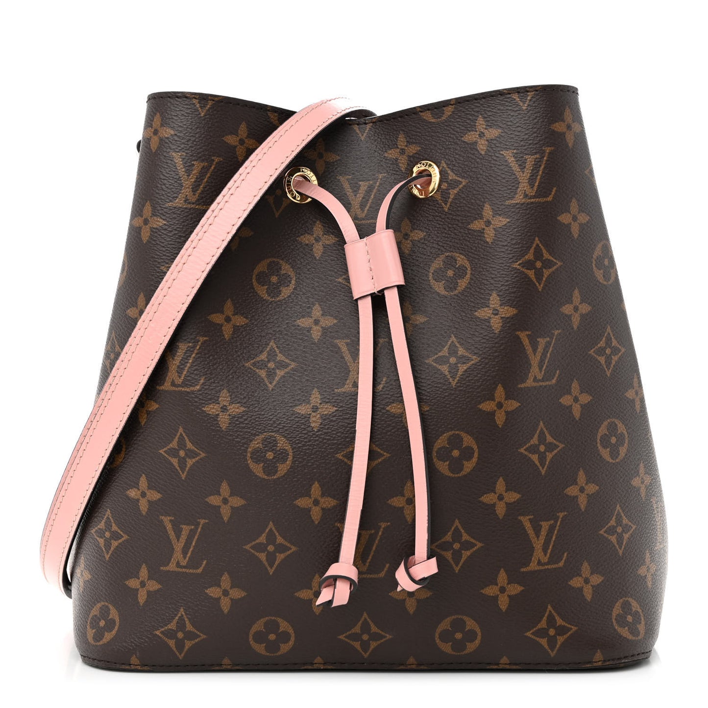 LOUIS VUITTON Monogram Neonoe MM Rose Poudre