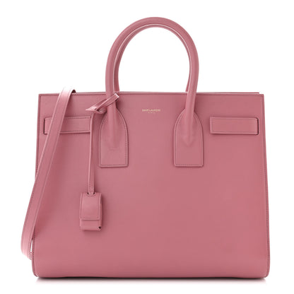 Saint Laurent Calfskin Small Sac De Jour Dark Rose 1 of 12