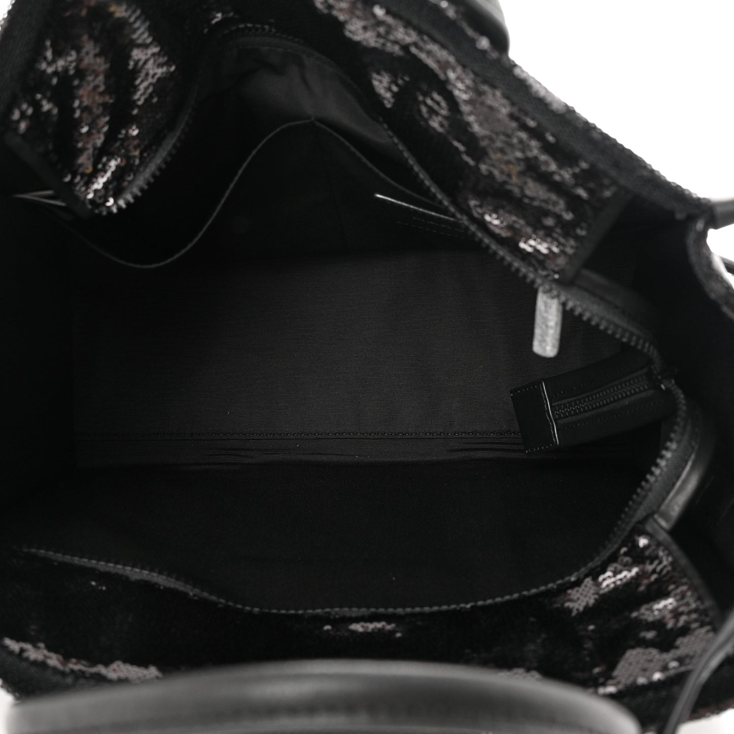 Sequin Medium The Tote Bag Black