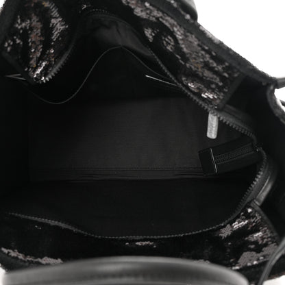 Marc Jacobs Sequin Medium The Tote Bag Black 5 of 13