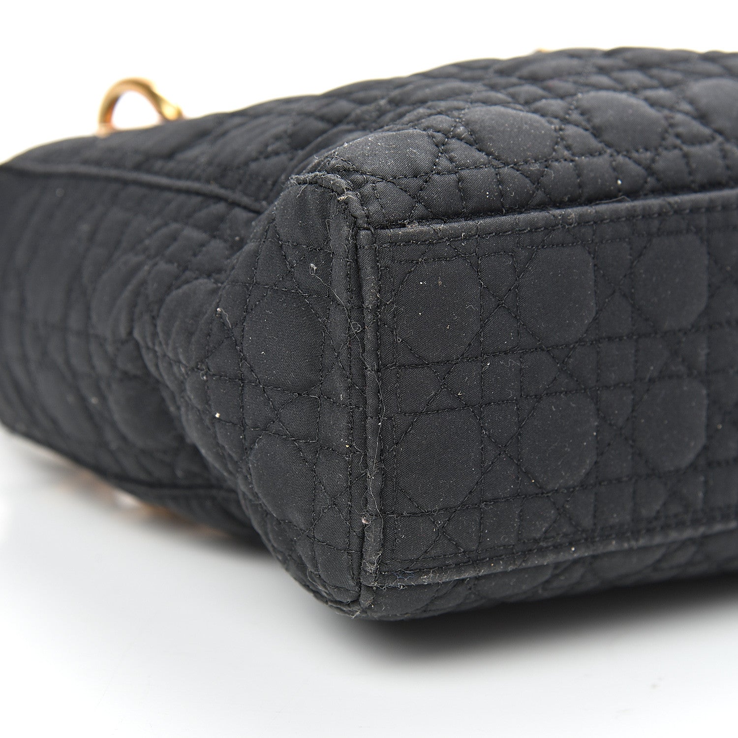 Christian Dior Nylon Cannage Mini Lady Dior Black 8 of 15