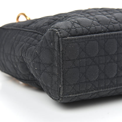 Christian Dior Nylon Cannage Mini Lady Dior Black 8 of 15