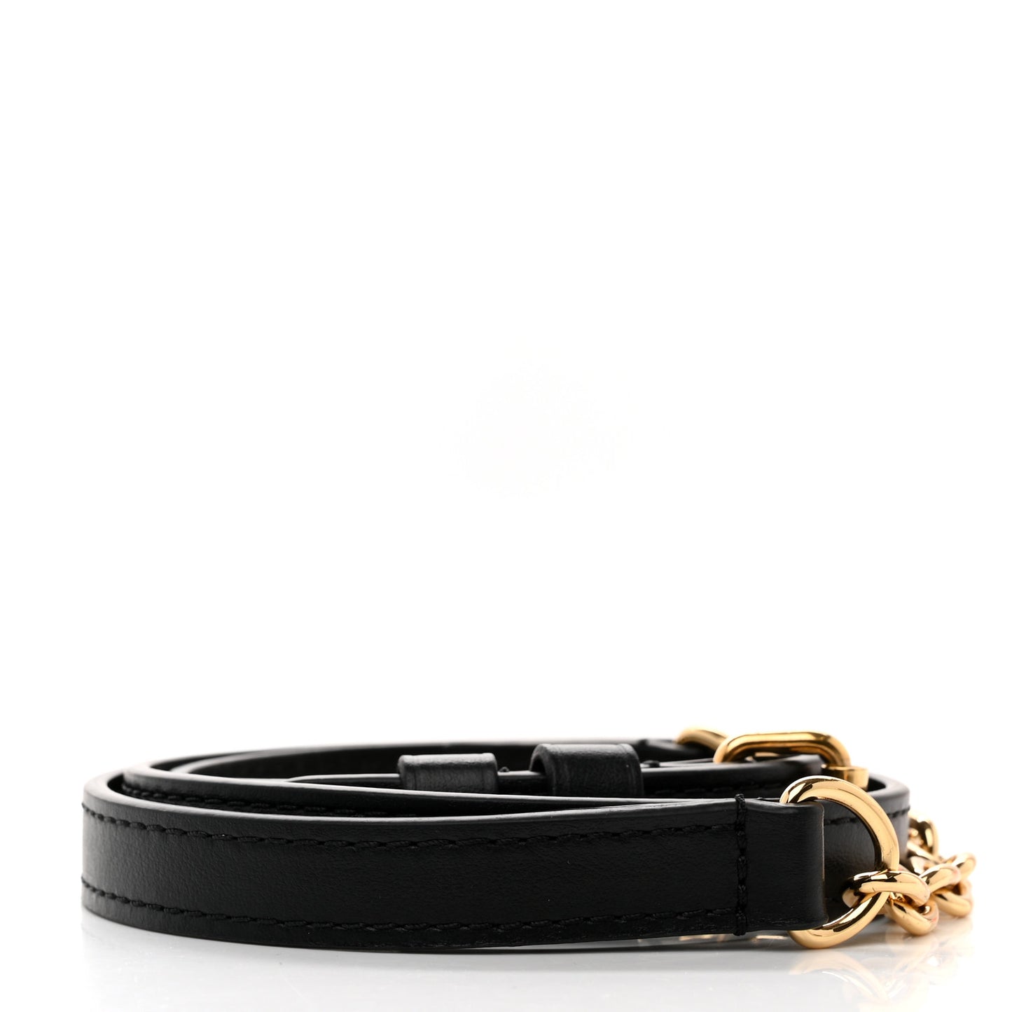 Calfskin Speedy Bandouliere 20 Shoulder Strap Black