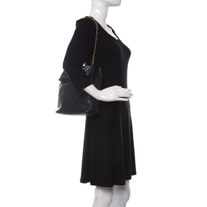 Chanel Caviar Diamond Stitched Shoulder Bag Black 2 of 10