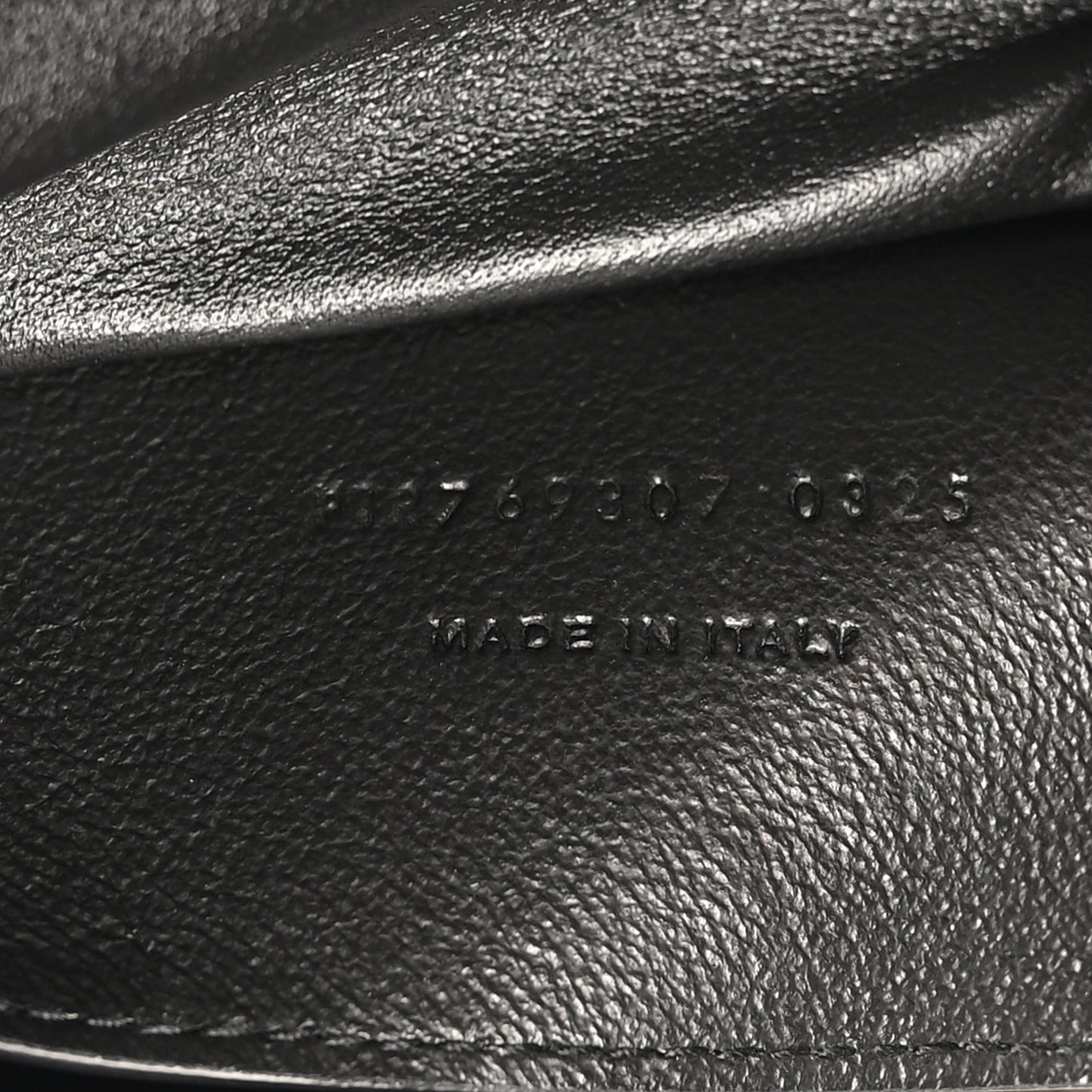 Grained Lambskin Large Cassandre Envelope Pouch Light Musk