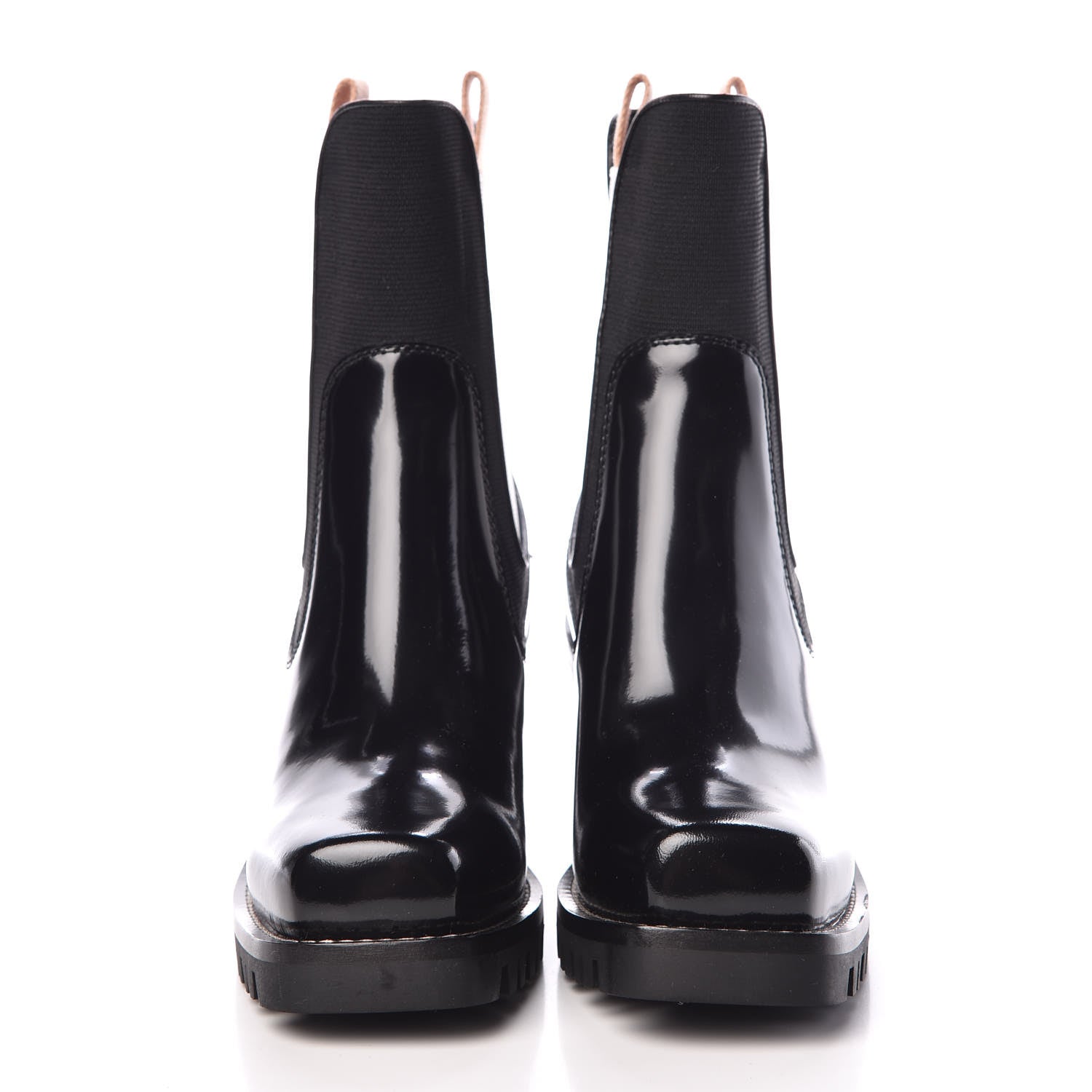 Louis Vuitton Patent Monogram Limitless Ankle Boots 38 Black 2 of 9