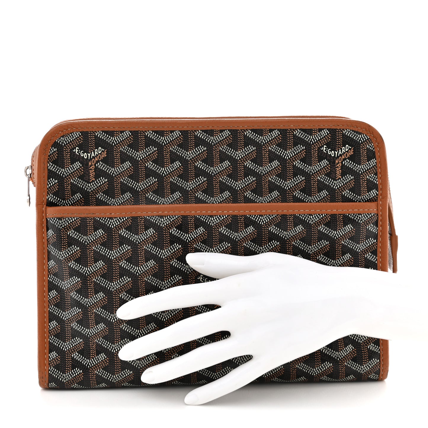 Goyardine Jouvence MM Toiletry Pouch Black Gold