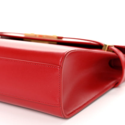 Saint Laurent Smooth Calfskin Manhattan Shoulder Bag Rouge Eros 10 of 12