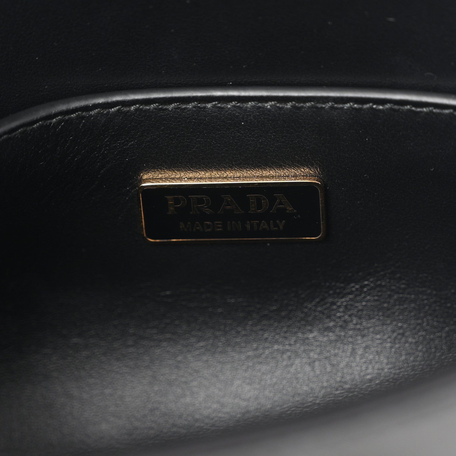 Prada City Calf Triangle Flap Shoulder Bag Black 5 of 9