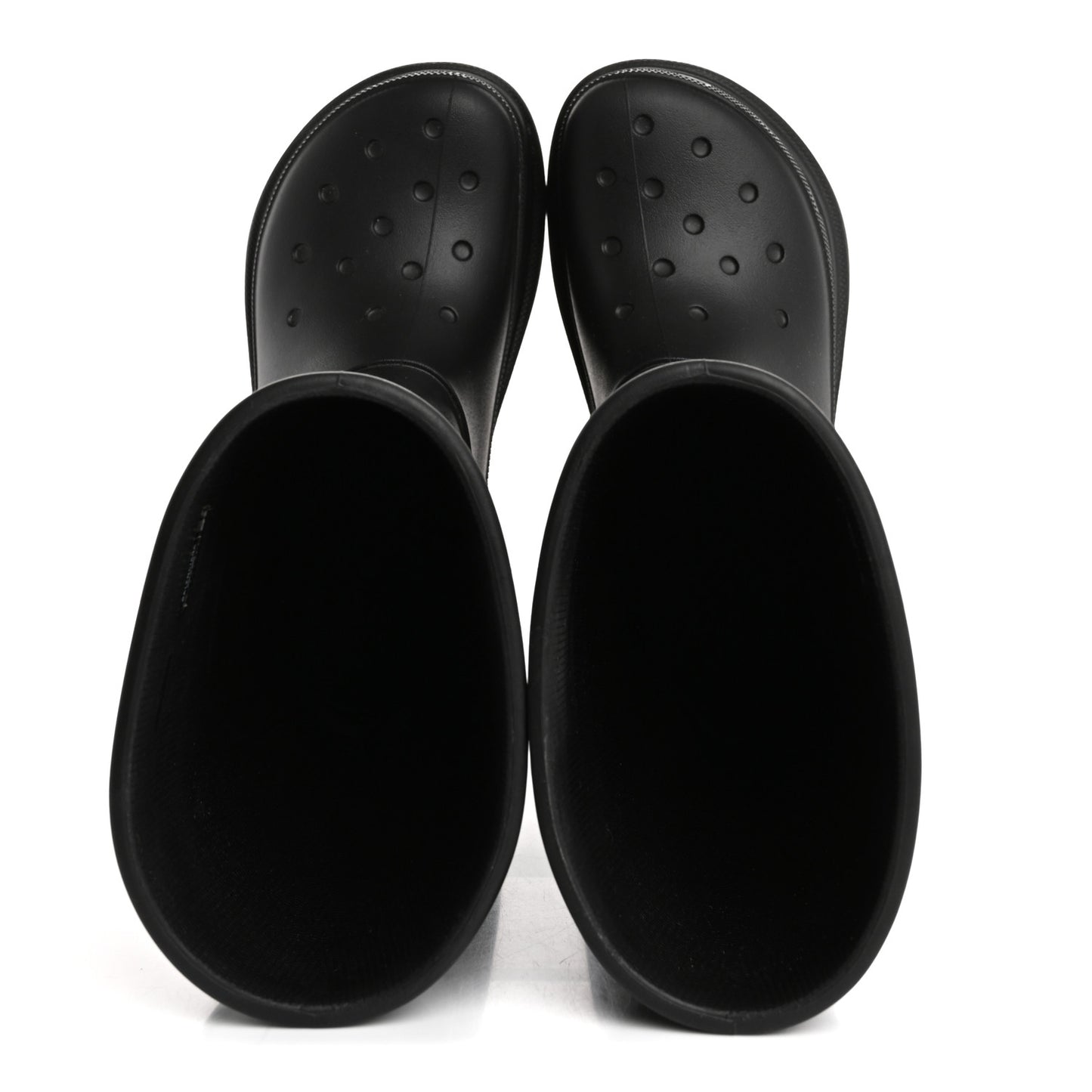 X CROCS Rubber Womens Rain Boots 37 Black