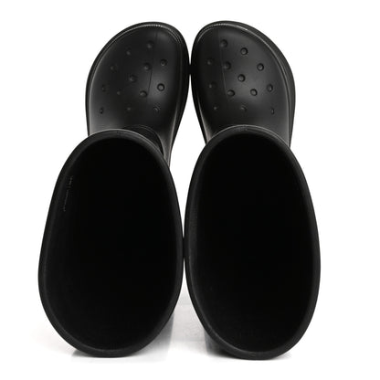 Balenciaga X CROCS Rubber Womens Rain Boots 37 Black 2 of 9