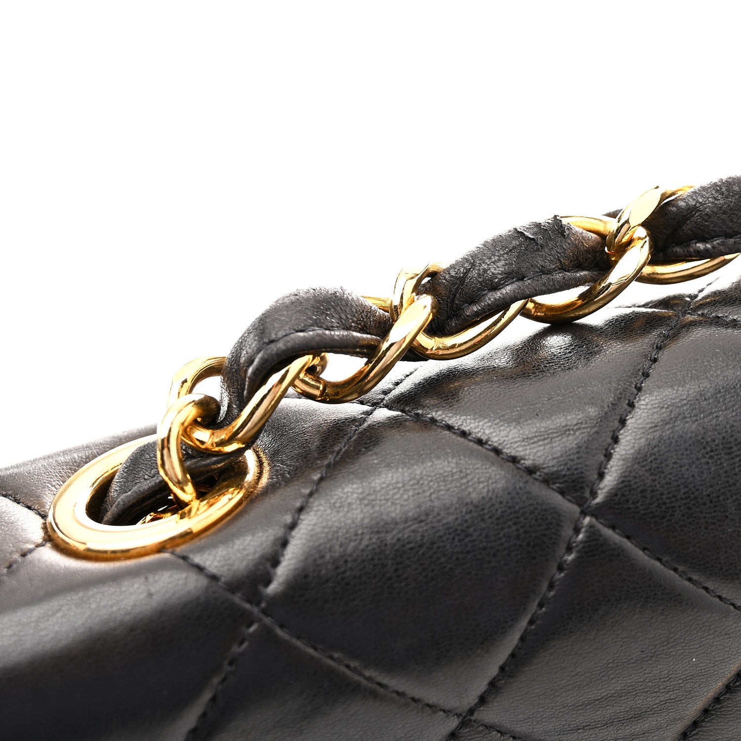 Chanel Lambskin Quilted XL Jumbo Single Flap Black 11 of 11