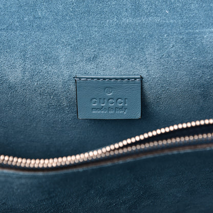 Gucci GG Supreme Monogram Angry Cat Embroidered Medium Dionysus Shoulder Bag Beige Ultramarine 5 of 11