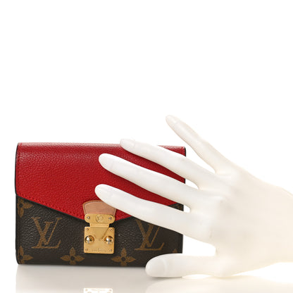 Louis Vuitton Monogram Pallas Compact Wallet NM Cherry 2 of 10