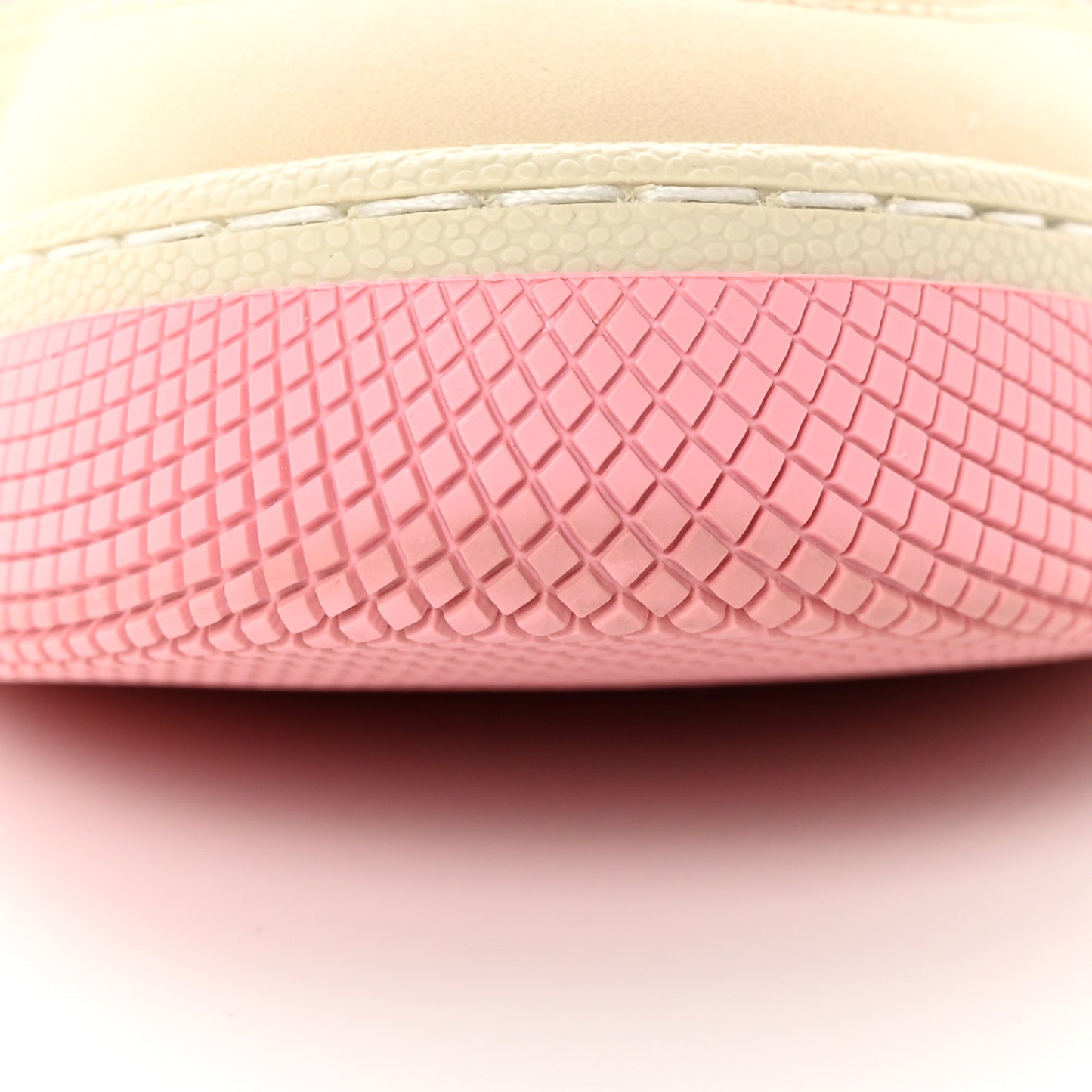 Calfskin GG Supreme Crystals Web Screener Sneakers 38 Beige Ebony Wild Rose