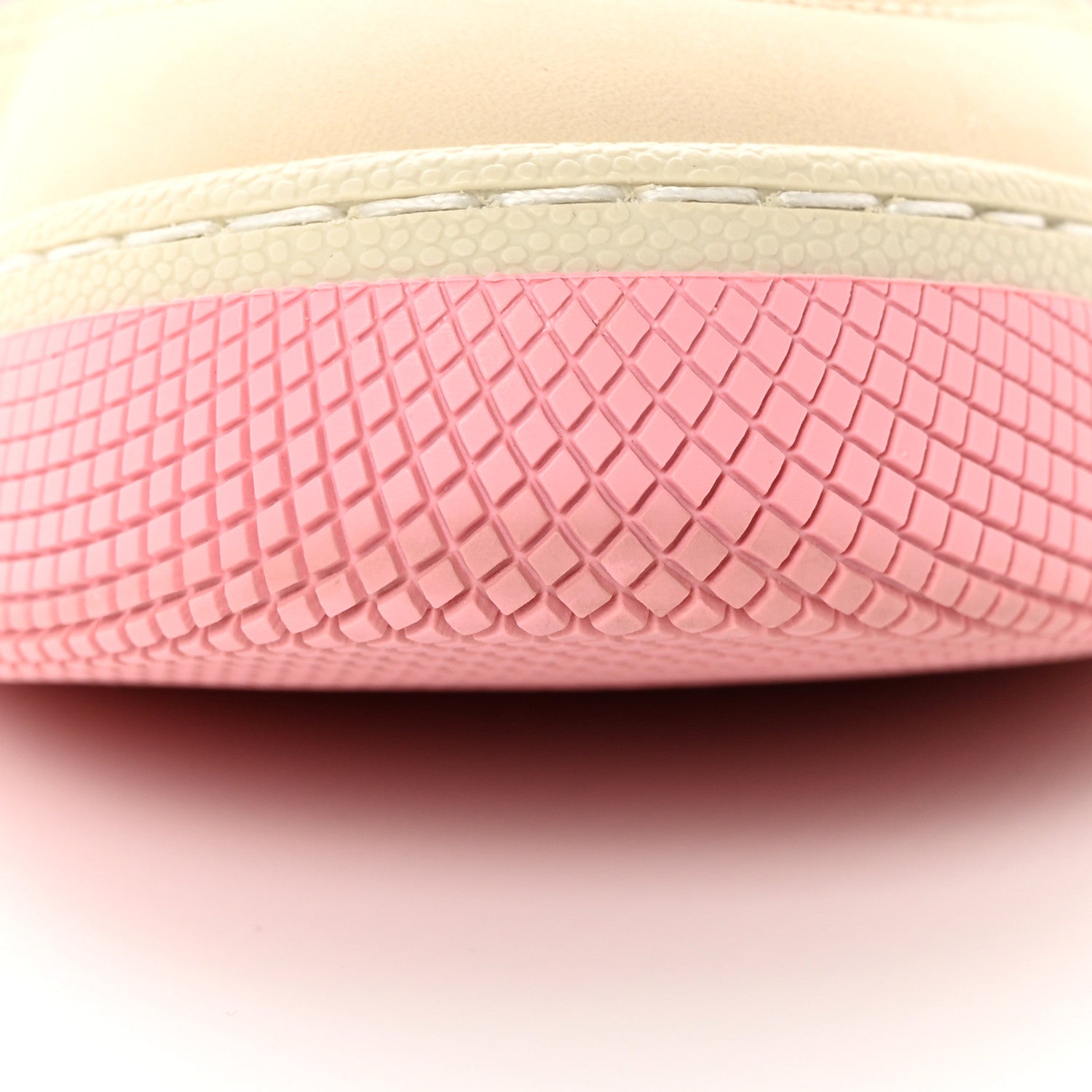 Gucci Calfskin GG Supreme Crystals Web Screener Sneakers 38 Beige Ebony Wild Rose 14 of 15