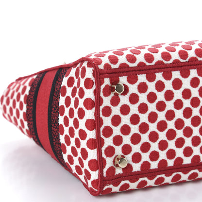 Christian Dior Canvas Medium DiorAmour Dots Lady D-Lite Red 6 of 10