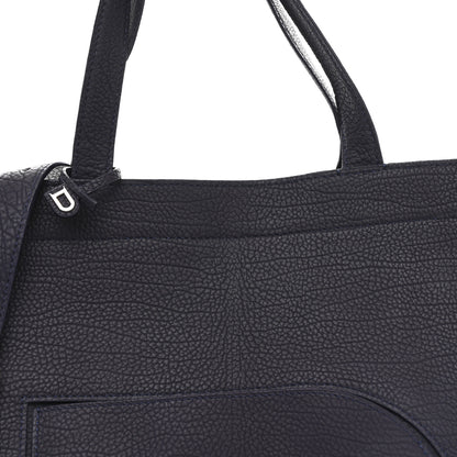 Delvaux Grained Calfskin Le Pin Tote Indigo 9 of 13