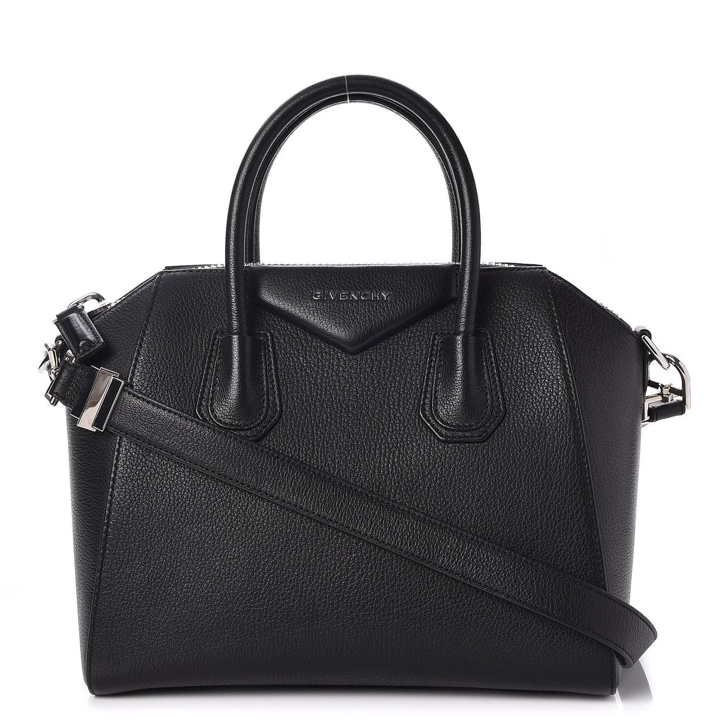 Sugar Goatskin Small Antigona Black