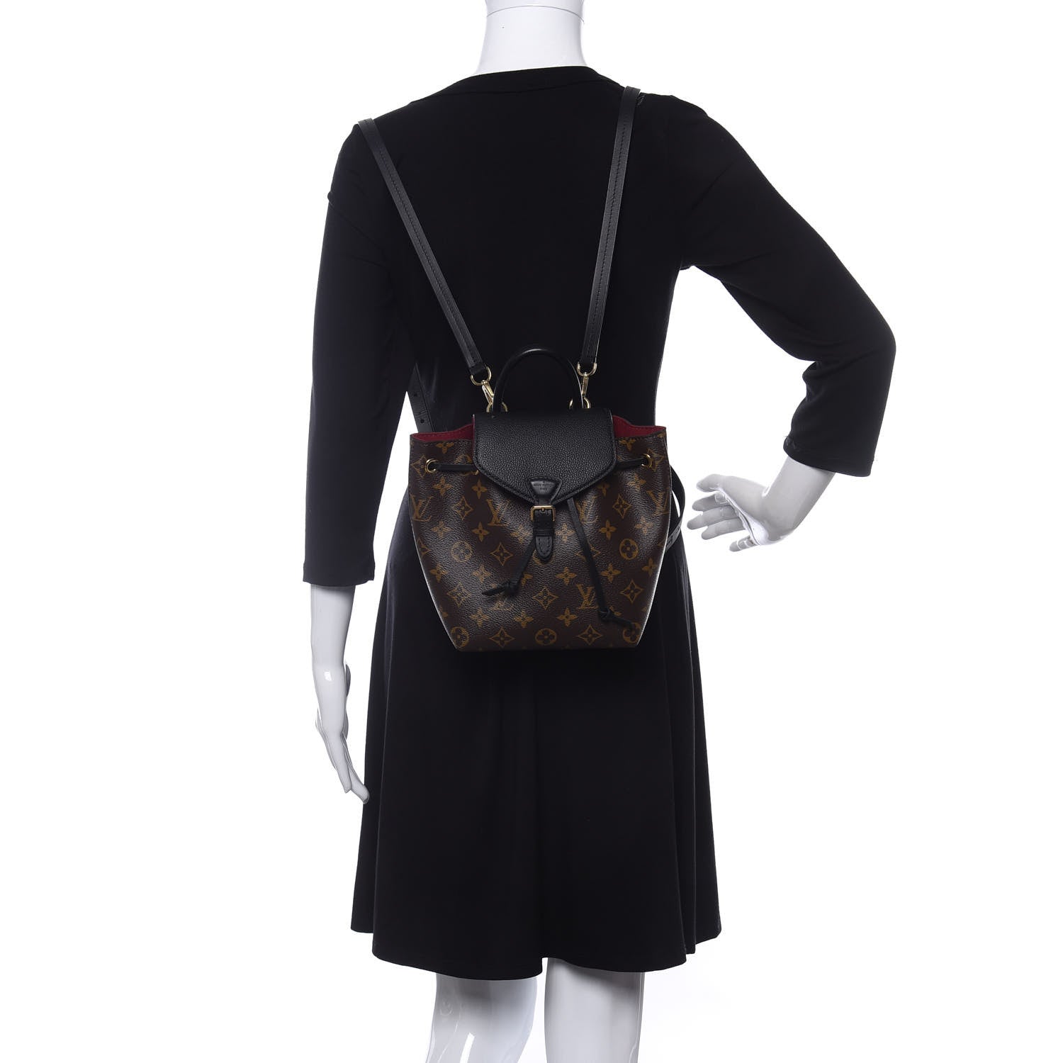 Louis Vuitton Monogram BB Montsouris NM Backpack Black 2 of 11