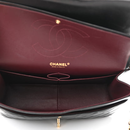Chanel Lambskin Quilted Jumbo Double Flap Black 5 of 10