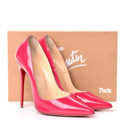 Christian Louboutin Patent So Kate 120 Pumps 39.5 Rose 12 of 12