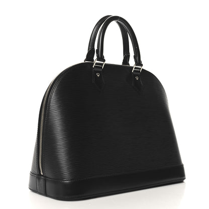 Louis Vuitton Epi Alma MM Black 3 of 9