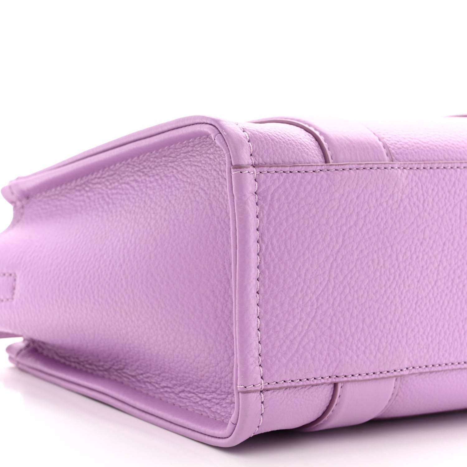 Marc Jacobs Grained Calfskin Small The Tote Bag Regal Orchid 9 of 10