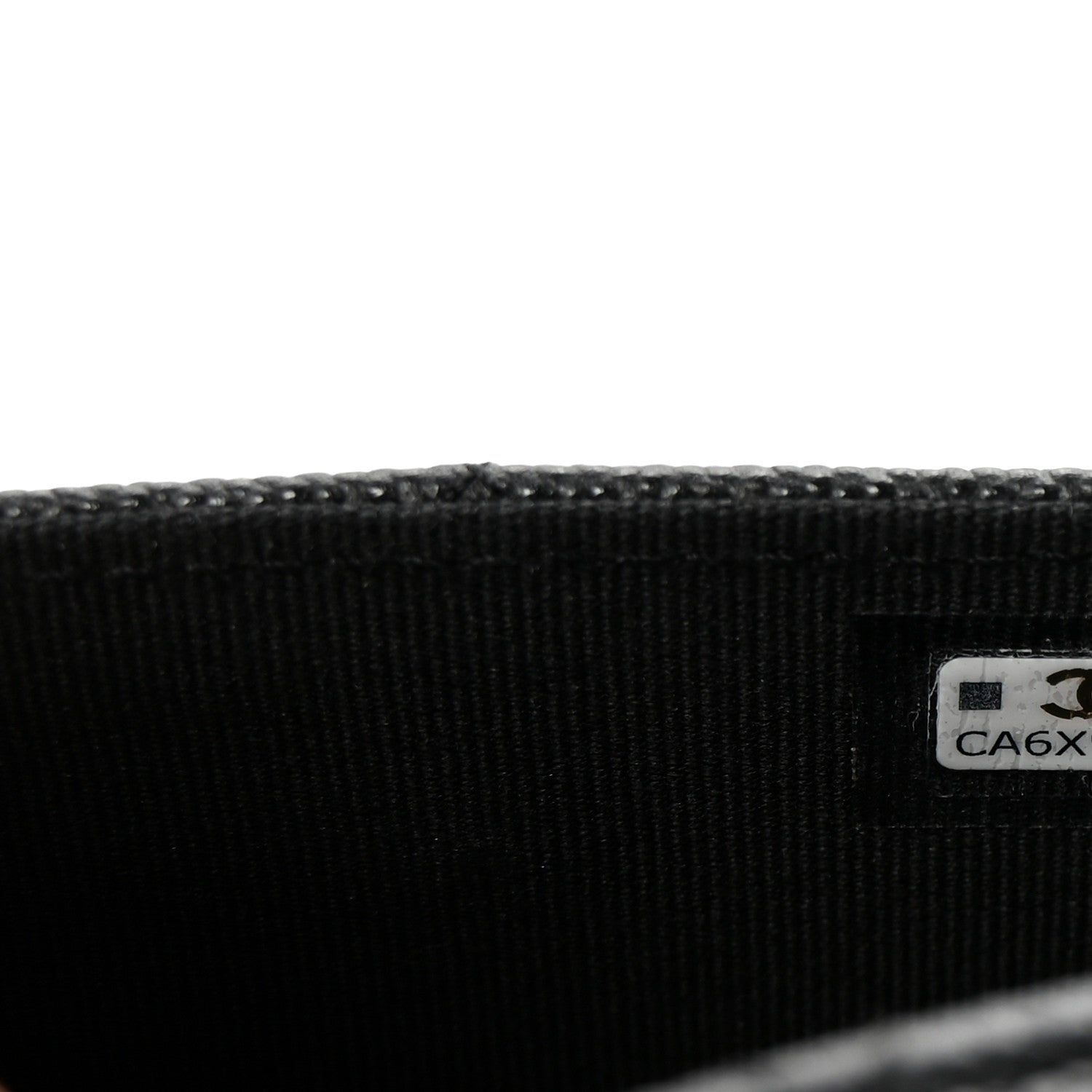 Chanel Caviar Metal Perforated Quilted CC Flap Wallet Black 8 of 9