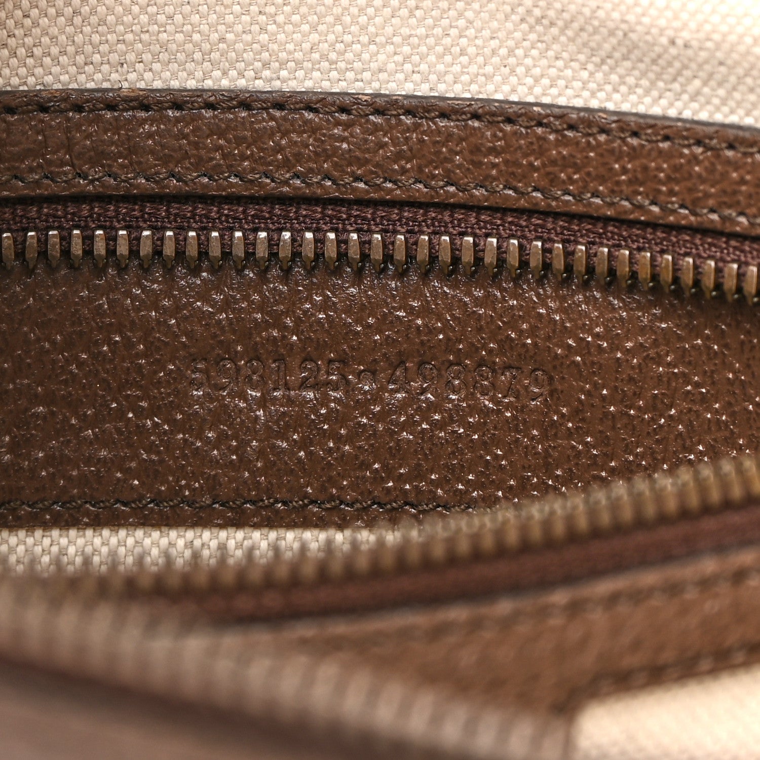 Gucci GG Supreme Monogram Web Small Ophidia Half Moon Hobo Brown 7 of 15