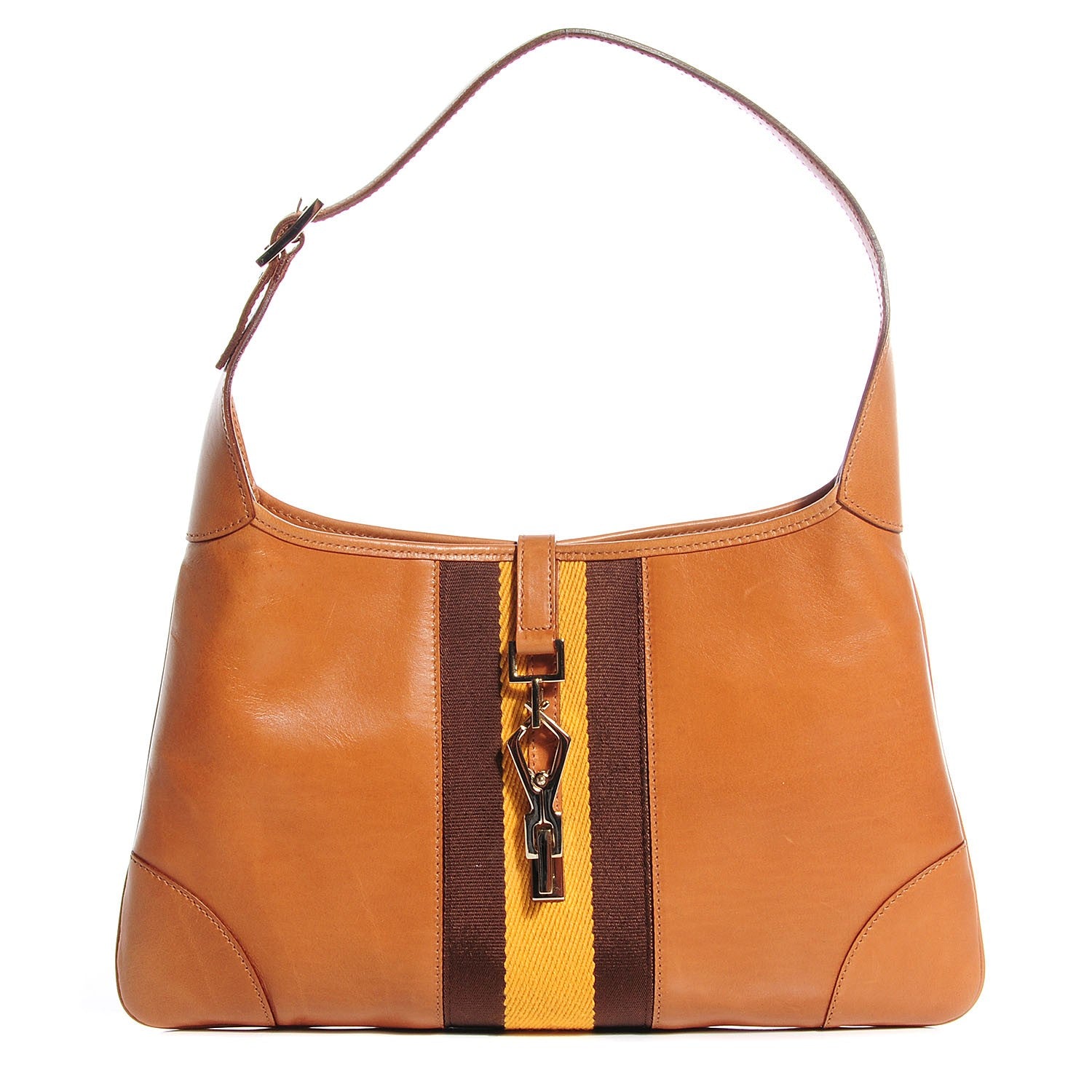 Gucci Leather Web Jackie O Hobo 1 of 14