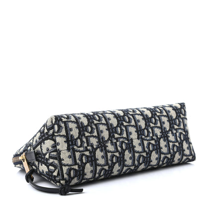 Christian Dior Oblique Large Beauty Pouch Bleu 4 of 6