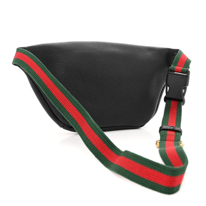 Gucci Grained Calfskin Small Logo Belt Bag Black 3 of 10