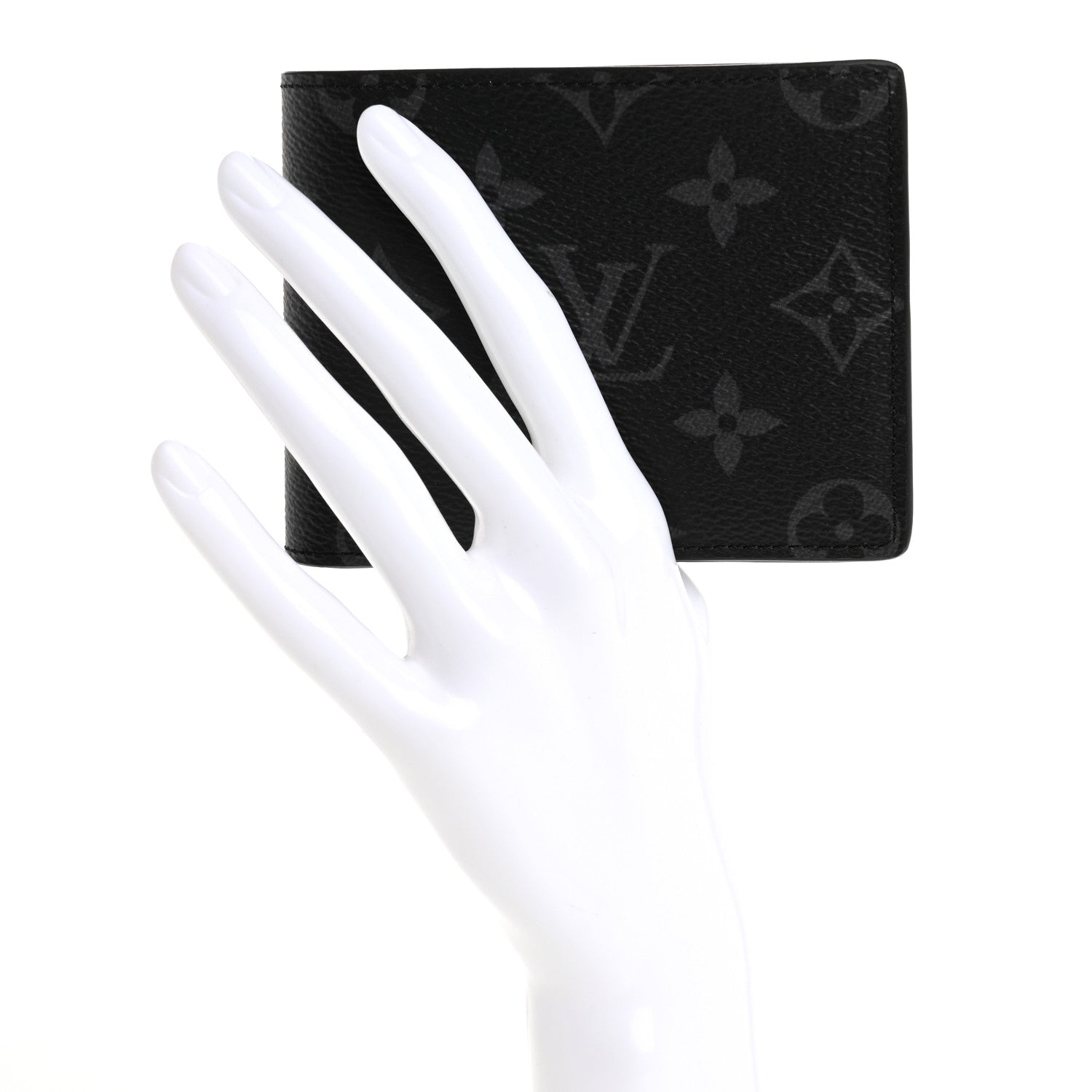 Louis Vuitton Monogram Eclipse Slender Wallet 2 of 7