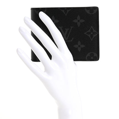 Louis Vuitton Monogram Eclipse Slender Wallet 2 of 7