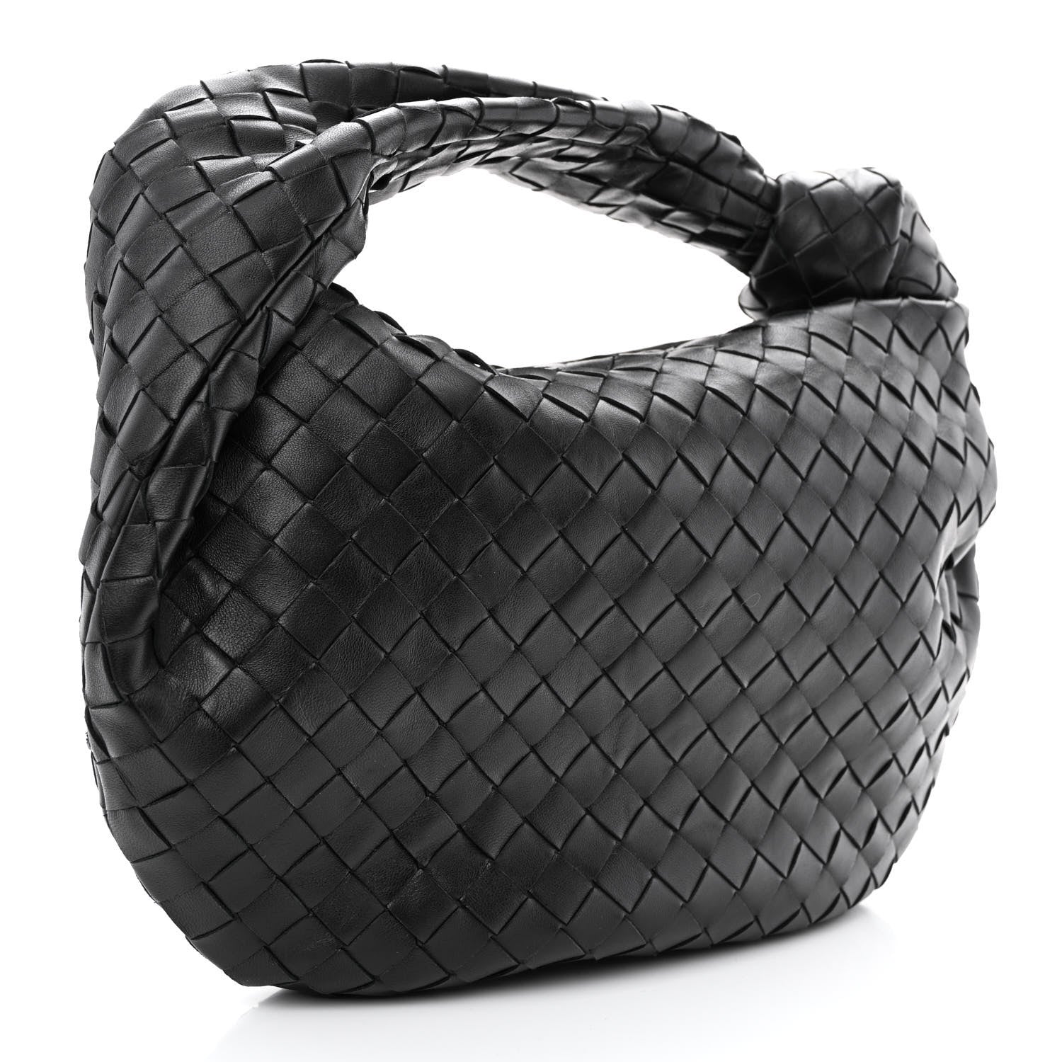 Bottega Veneta Nappa Intrecciato Teen Jodie Hobo Black 3 of 10