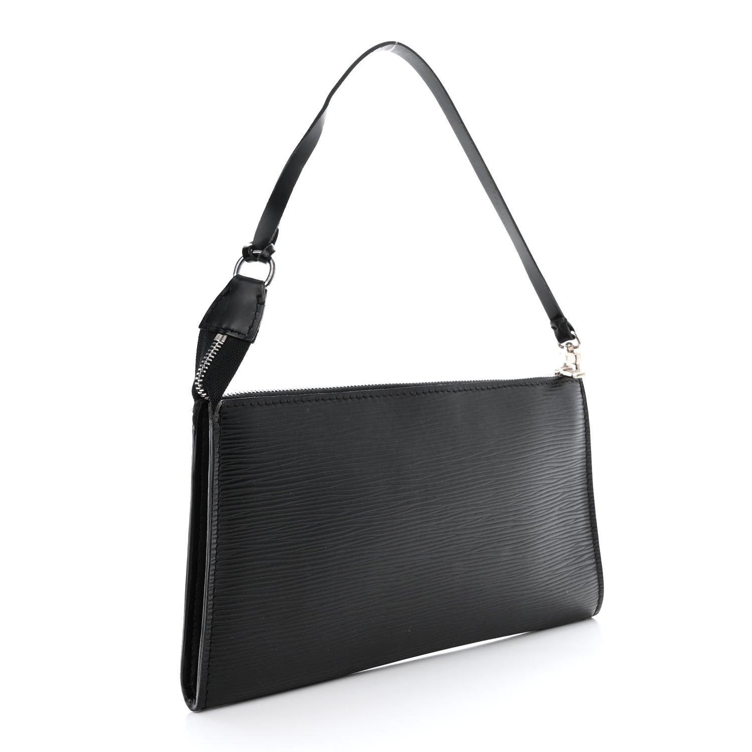 Louis Vuitton Epi Pochette Accessories 24 Black 3 of 11